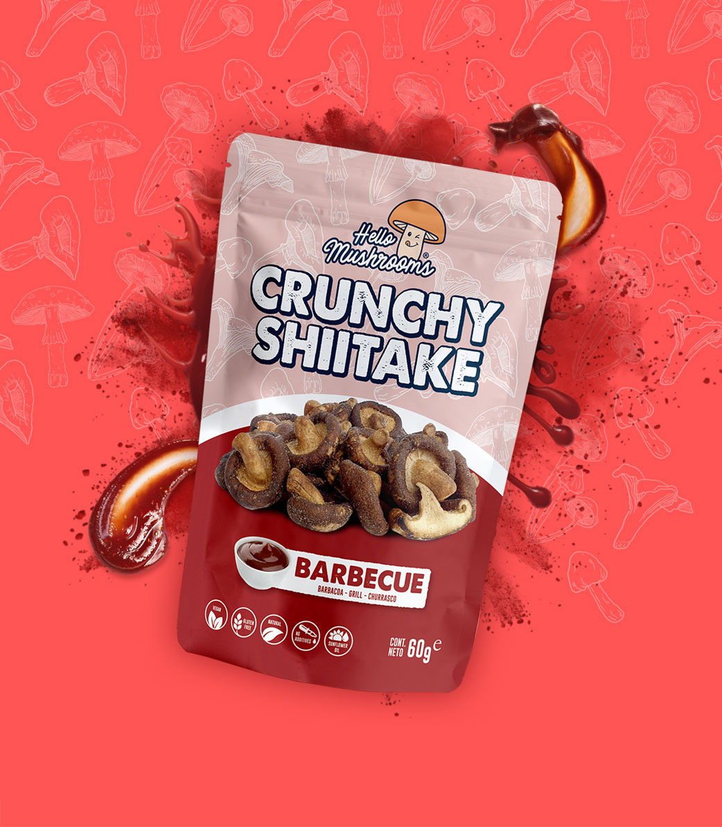 Crunchy Shiitake Barbecue Chips