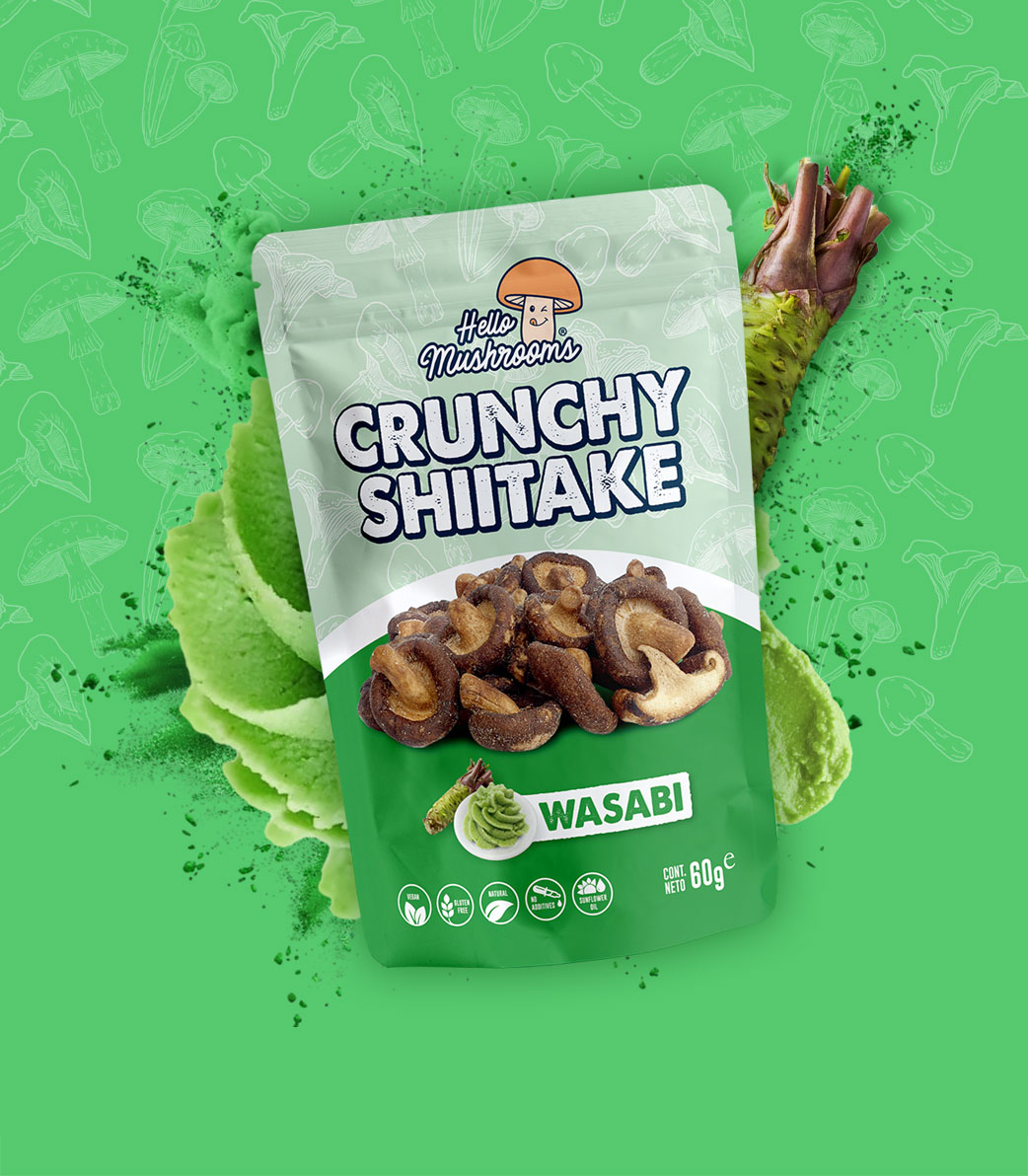 Crunchy Shiitake Wasabi Chips