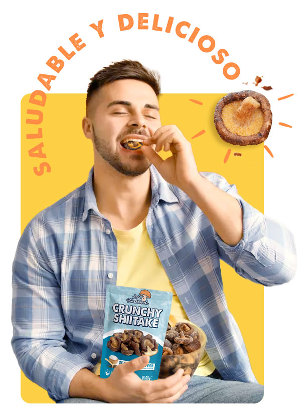 Snacks de Shiitake Crujientes - Saludable y Delicioso